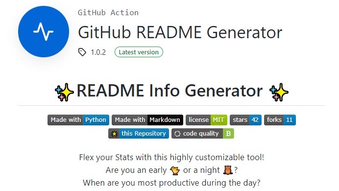 github-readme-generator